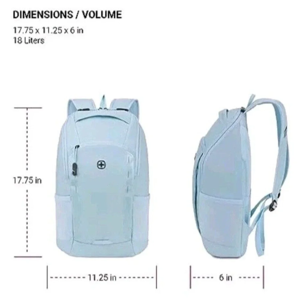 SwissGear 8117 Laptop Backpack, Pink, 17.75 Inches - Picture 9 of 10